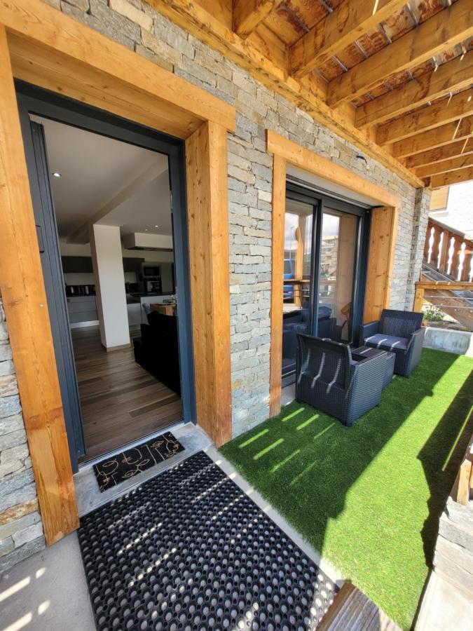 Appartement En Chalet 4 Etoiles Huez Exteriör bild